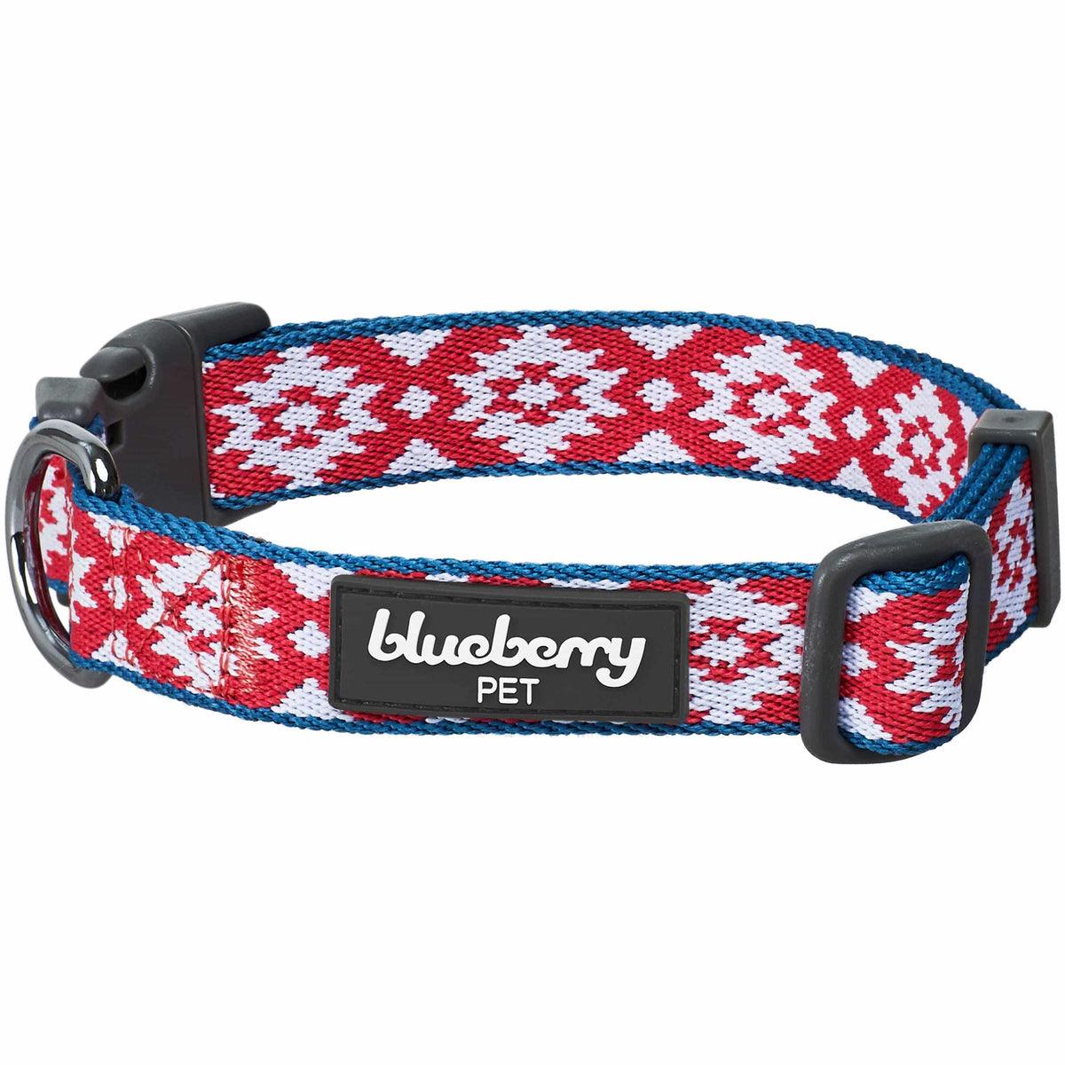 Southwestern Tribal Pattern Dog Collar Blueberry Pet