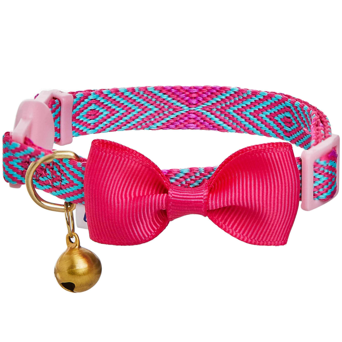Cute Cat Collar with Bell Breakaway Kitty Collar Blueberry Pet