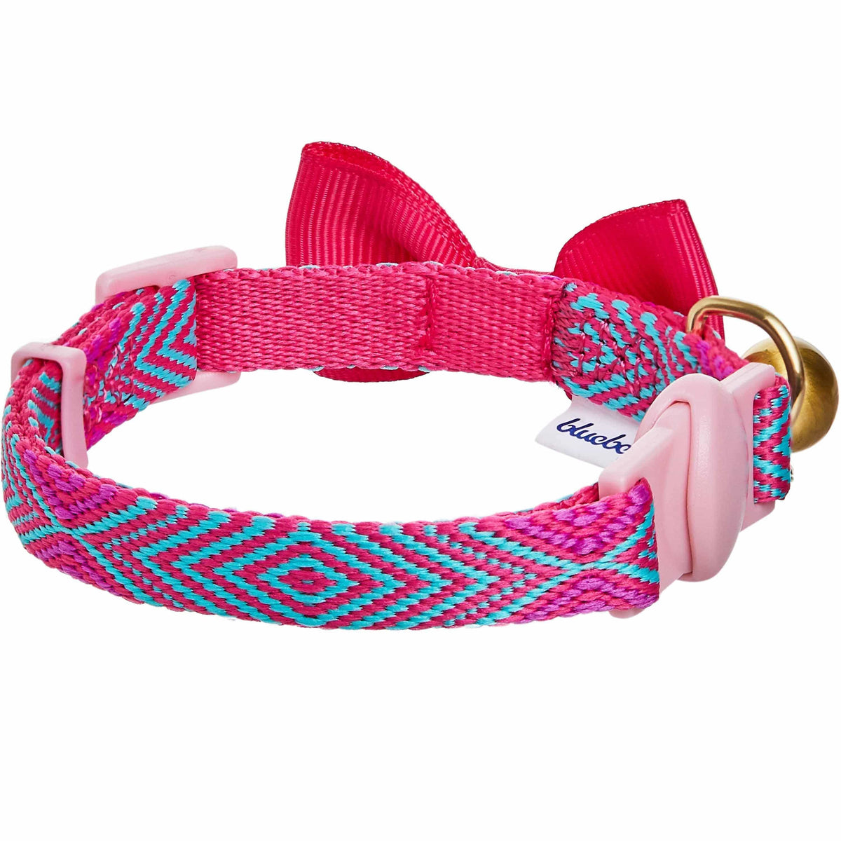 Cute Cat Collar with Bell Breakaway Kitty Collar Blueberry Pet