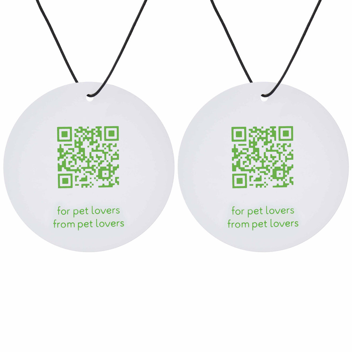 2 Pack Green Forest Scented Hanging Air Fresheners for Pet Friendly Ca