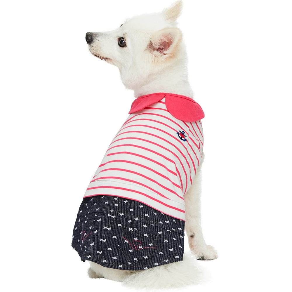 denim dog dress Dogs & Cats & Co. Matching & Kid Pink For Dog / 18