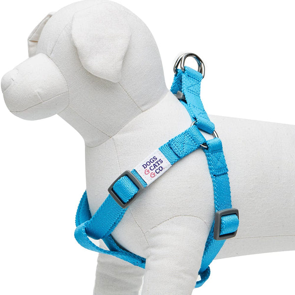 Dogs And Cats And Co Classic Solid Color Dog Harness | Blueberry Pet