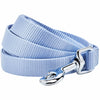 Dog Leash Essentials by Blueberry Pet Classic Solid Color Dog Leash Chambray Blue / S