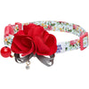Cat Collar DOGS & CATS & CO. A Scent of Spring Balloon Flower Cat Collar Balloon Flower - Turquoise / 9