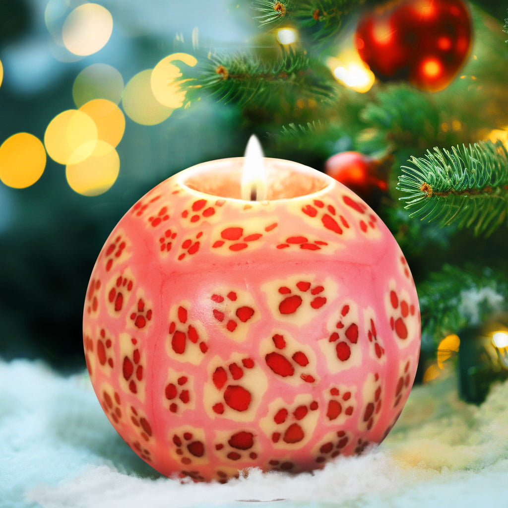 Pink Paws Handmade Candle Assortment For Home Décor