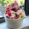 cat toy Blueberry Pet | Dogs & Cats & Co. [Holiday Pack] Handmade Wool Felt Cat Toy Set – 81 Pack Fruit-Inspired Collection
