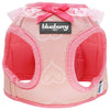 Dog Harness Blueberry Pet Blueberry Pet LoveSoft Dog Harness – Ultra-Soft Embossed Heart Vest for Small Dogs, Adjustable & Breathable No-Pull Step-In Design Pink / XXXS