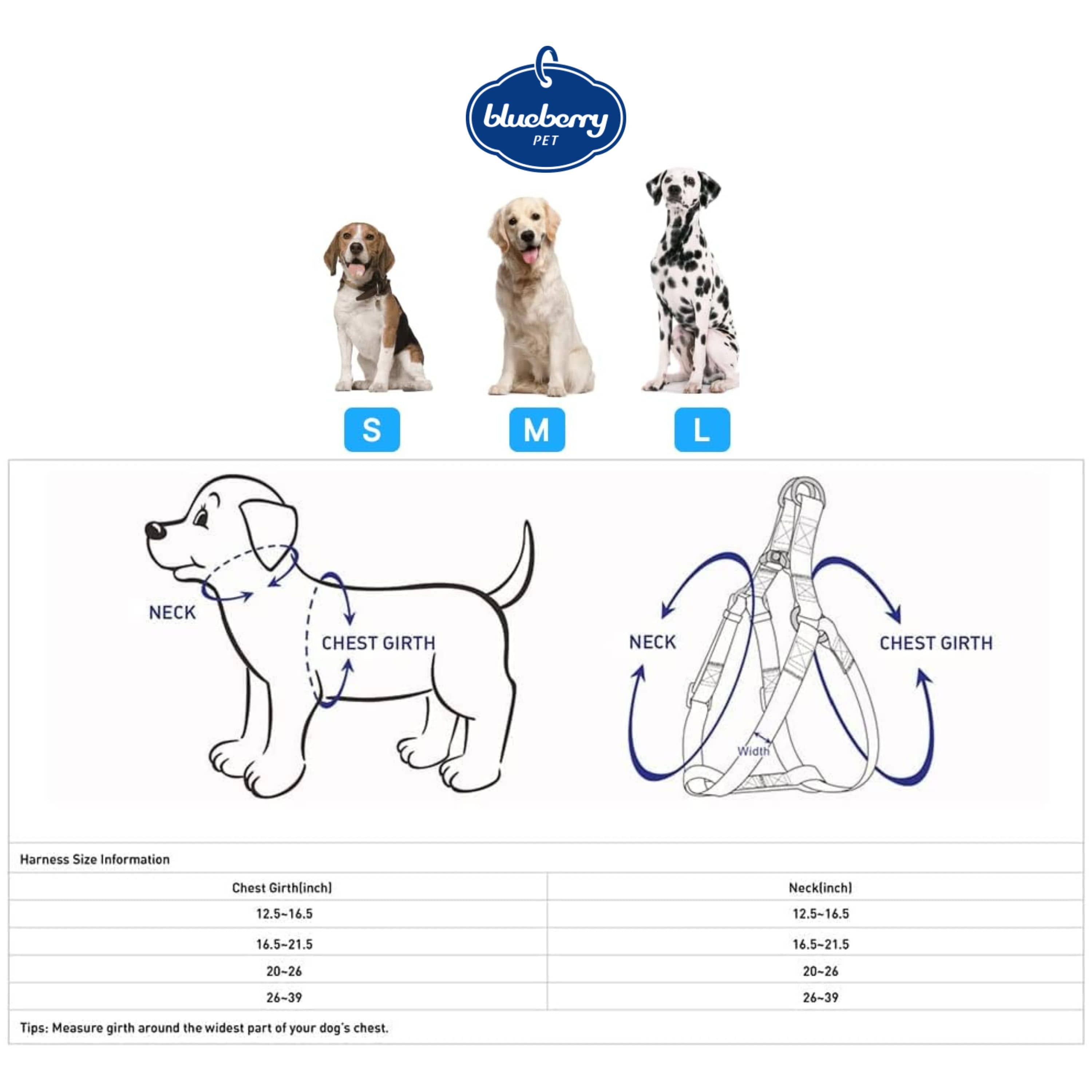 Exclusive · Dog Harness Essentials by Blueberry Pet Summer Vacation Tropical Palm Leaves Dog Harness Design