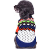 Dog Sweater Blueberry Pet Over the Rainbow Multicolor Shawl collar Dog Sweater Multicolor Rainbow of Single Layer / 10