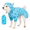 Dog Raincoat Blueberry Pet Waterproof | Blue Reflective Dog Raincoat with 2 Legs Blue / 10