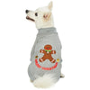 Dog Sweatshirt Blueberry Pet Merry Christmas Gingerbread Man Dog Sweatshirt Gingerbread Man / 10