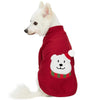 Dog Sweatshirt Blueberry Pet Merry Christmas Festive Bear Dog Sweatshirt Festive Bear / 10