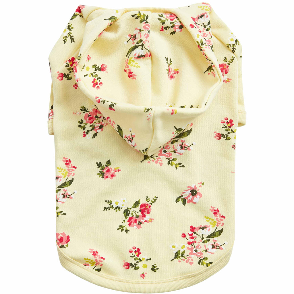 Spring-Scented Floral Print Dog Hoodie for Stylish Pets