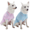 Dog Shirt Blueberry Pet Cotton Blended Back to School Polos, 2 Pack Pastel Pink + Blue / 10