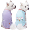 Dog Shirt Blueberry Pet Pajamas | Summer Vacation Ice Cream Essential Dog Shirts, 2 Pack Perfect Wardrobe / 10