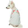 Dog Sweatshirt Blueberry Pet Love at First Sight Rose Flower Dog Sweatshirt Grey / 10