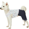 Dog Shirt Blueberry Pet Summer Vacation Beach Dog T-Shirt, Nautical Themed Dog Jumpsuit Shirt Denim Colored / 10