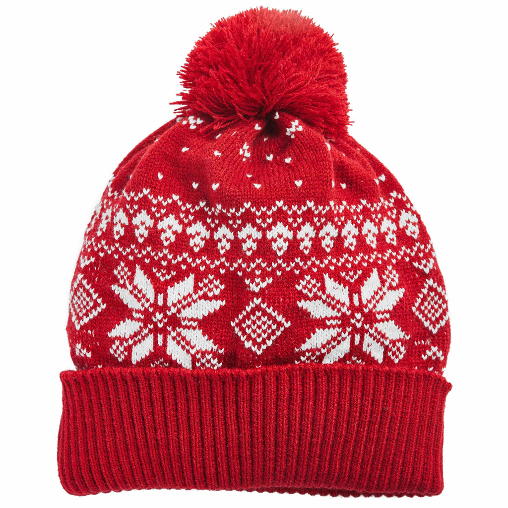 Blueberry Pet Fair Isle Matching Family Apparel - Dog - True Red Sweater