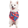 Dog Bandana Blueberry Pet Made to Perfection 'Love' Designer Dog Bandana Perfection 'Love' / One Size