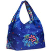 Home Décor Blueberry Pet Floral Print Reusable Shopping Bag Navy Blue