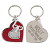 Dog Accessory Blueberry Pet Heart Designer Personalized ID Tag Sparkling Red Heart / One Size