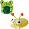Dog Toy Blueberry Pet Pack of 2 Durable Interactive Squeaky Plush Dog Chew Toy for Puppies, Frog and Slug Frog + Slug / 12