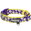 Dog Collar Blueberry Pet Floral Prints Neoprene Padded Dog Collar Daisy / Small