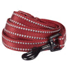 Dog Leash Essentials by Blueberry Pet 3M Reflective Dog Leash Marsala Red / S