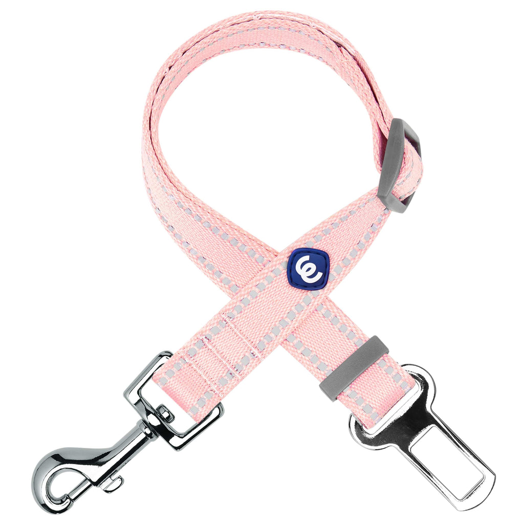 Pastel Color Reflective Dog Seat Belt Tether For Safety | Blueberry Pet