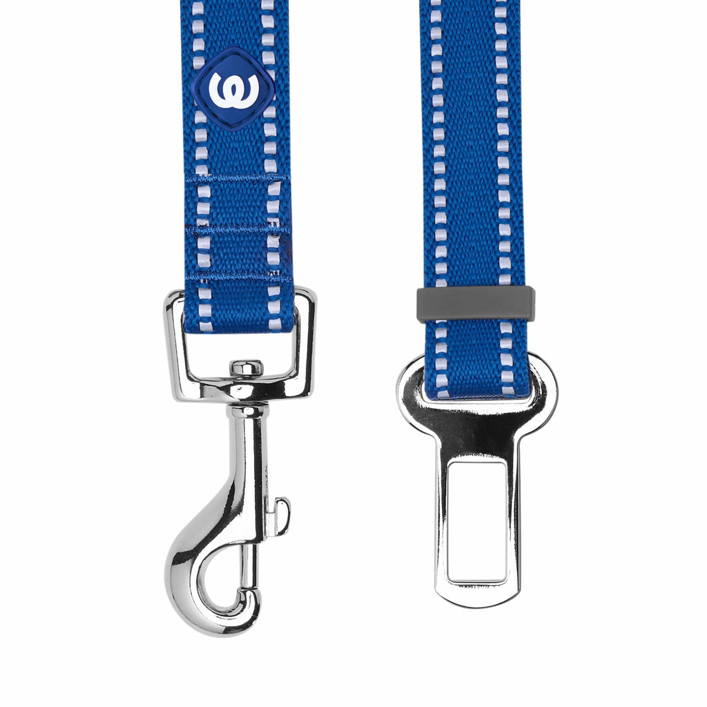 Pastel Color Reflective Dog Seat Belt Tether For Safety | Blueberry Pet