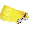 Dog Leash Essentials by Blueberry Pet Classic Solid Color Dog Leash, Yellow/Orange Blazing Yellow / XS