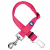 Dog Seatbelt Essentials by Blueberry Pet Universal Nylon Adjustable Dog Seat Belt for Puppy S M L Girl Dogs, Pink/Red French Pink / 1