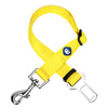 Dog Seatbelt Essentials by Blueberry Pet Universal Nylon Adjustable Dog Seat Belt for Puppy S M L Boy Girl Dogs, Yellow Blazing Yellow / 1