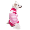 Dog Sweater Blueberry Pet Pinky Princess Designer Chenille Dog Sweater with Bow Pink / 10