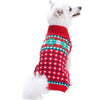 Dog Sweater Blueberry Pet Christmas Holiday Season Dog Sweater Christmas Snowflakes / 8