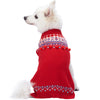 Dog Sweater Blueberry Pet Lopi Dog Sweater in Holiday Red Holiday Red / 8