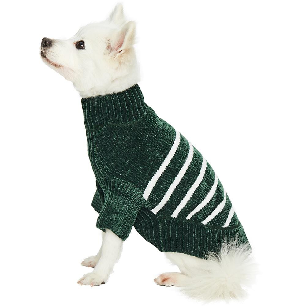 Shinola Brand Stripe Pet Sweater