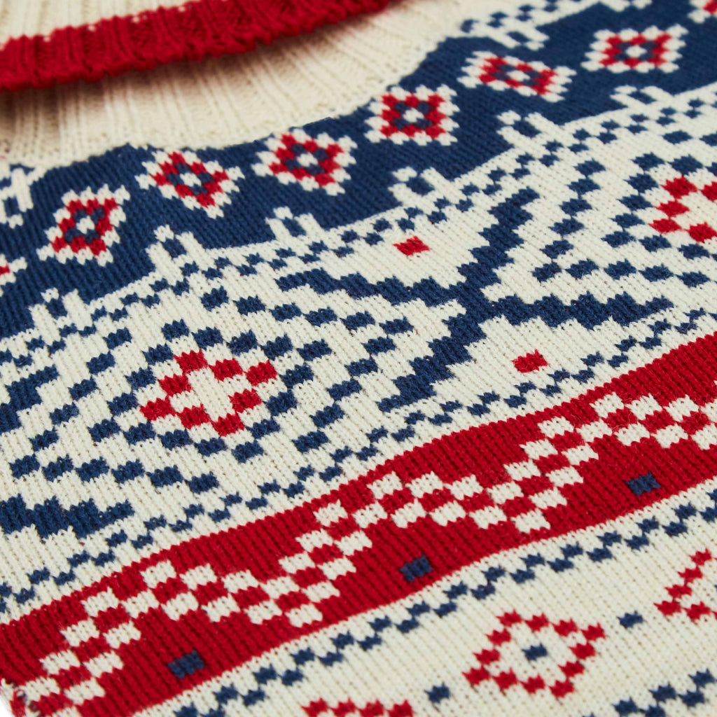 Fair Isle Family Matching Dog Sweater For Winter Fun | Blueberry Pet