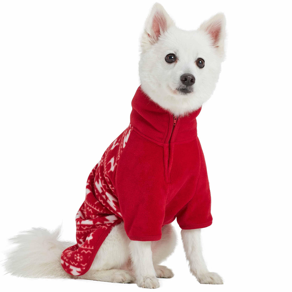 Dog Sweater, Shiny Snow Flake