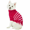 Dog Sweater Blueberry Pet Cozy Soft Chenille Classy Striped Dog Sweater Hot Pink / 10