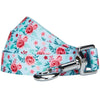 Dog Leash Essentials by Blueberry Pet Spring Scent Inspired Garden Floral Dog Leash Pastel Blue / S