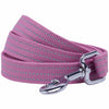 Dog Leash Essentials by Blueberry Pet Reflective Back to Basics Dog Leash Mauve Orchid / S