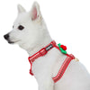 Dog Harness Blueberry Pet Christmas Zigzag Chevron Dog Harness Holly / Small