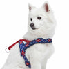 Dog Harness Blueberry Pet Easy On/Off | Sherpa Fleece Padded Dog Harness in Scottish Argyle Royal Blue / Small