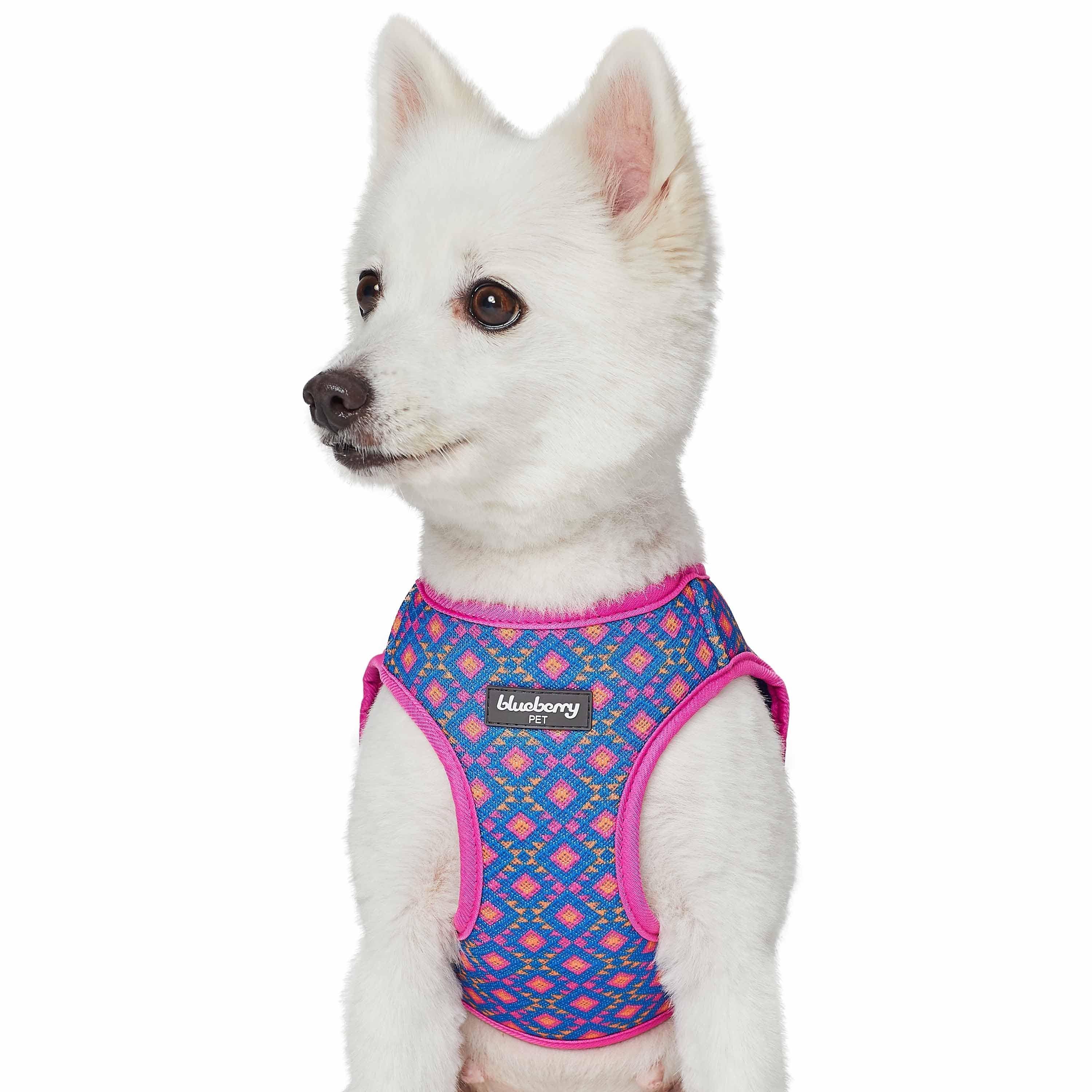 Blueberry Pet Dog Harness Vest Navy Blue S Southwestern Tribal Design
