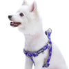 Dog Harness Blueberry Pet Paisley Print Padded Dog Harness Violet / Small