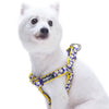 Dog Harness Blueberry Pet Floral Prints Neoprene Padded Dog Harness Daisy Prints / Small