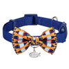 Cat Collar Blueberry Pet Timeless Cat Collar, Navy Blue Navy Blue / Small