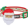 Dog Collar Blueberry Pet Christmas Dog Collar with Handmade Decor Wholesalebiz Santa / Small