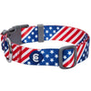 Exclusive · Dog Collar Essentials by Blueberry Pet American Flag Dog Collar USA Flag / Small